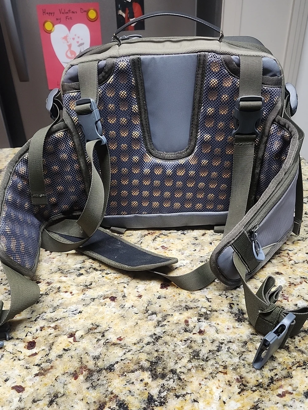 Simms Gray and Olive Men’s Fishing/travel Hip Pack
